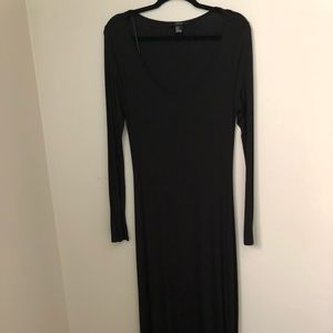 Long black dress